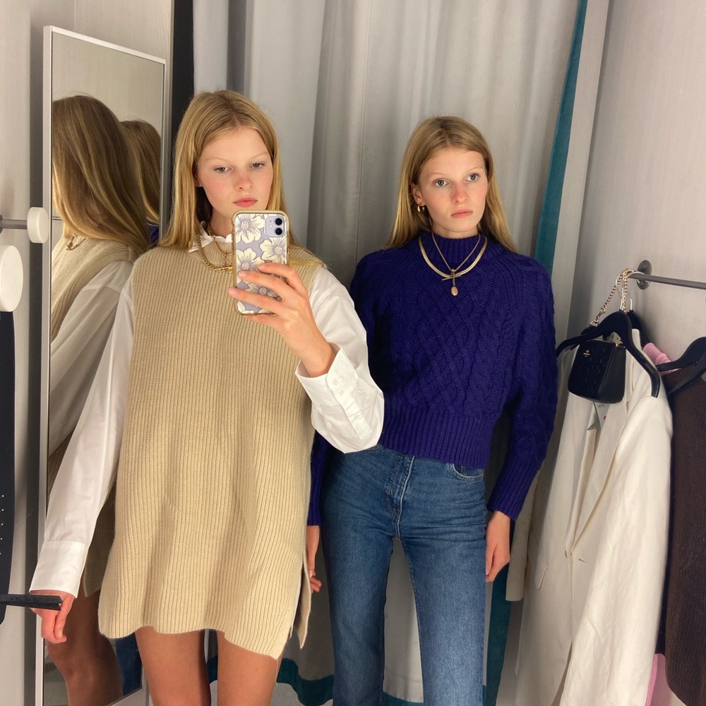 H and M limited edition big sweater vest